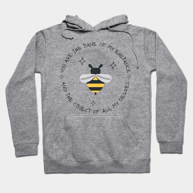 Bee monologue Hoodie by Lsutton4